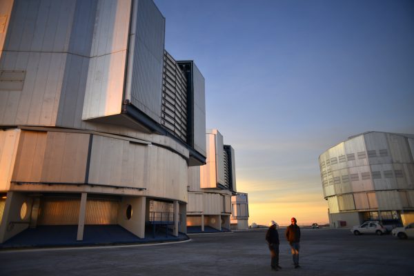 UT2, UT3 and UT4 during sun set (c) OeWF (Olivia Haider)